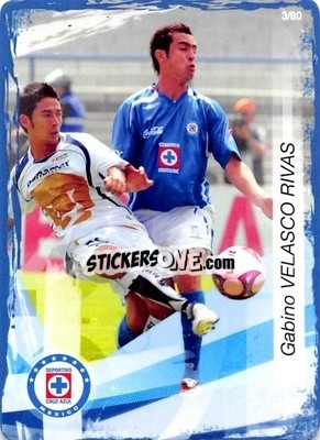 Sticker Gabino Velasco - Futbol Mexicano. Cruz Azul 2009-2010
 n. 3 - IMAGICS