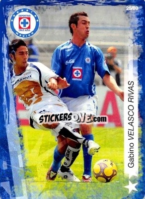 Sticker Gabino Velasco - Futbol Mexicano. Cruz Azul 2009-2010
 n. 25 - IMAGICS