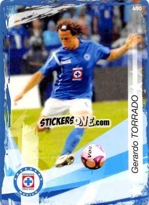 Sticker Gerardo Torrado - Futbol Mexicano. Cruz Azul 2009-2010
 n. 4 - IMAGICS