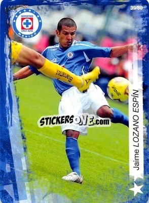 Sticker Jaime Lozano - Futbol Mexicano. Cruz Azul 2009-2010
 - IMAGICS