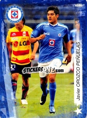 Sticker Javier Orozco - Futbol Mexicano. Cruz Azul 2009-2010
 n. 42 - IMAGICS