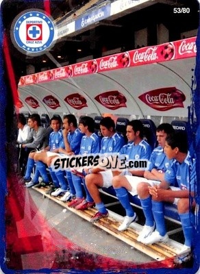 Sticker La Banca - Futbol Mexicano. Cruz Azul 2009-2010
 - IMAGICS