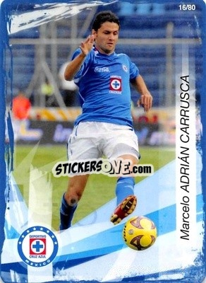 Sticker Marcelo Adrian Carrusca - Futbol Mexicano. Cruz Azul 2009-2010
 n. 16 - IMAGICS
