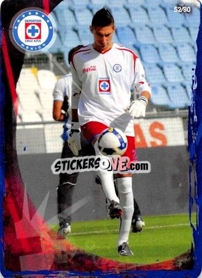 Sticker Yosgart Gutierrez - Futbol Mexicano. Cruz Azul 2009-2010
 - IMAGICS