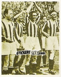 Sticker 1934-35: la festa dello scudetto - La Storia della Juve - Masters Edizioni