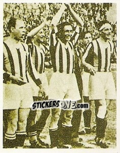 Figurina 1934-35: la festa dello scudetto