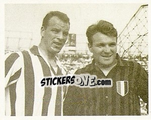 Cromo Chi gioca di potenza, chi di classe, Charles e Altafini - La Storia della Juve n. 96 - Masters Edizioni