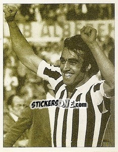 Sticker Sta per emergere un campione vero, Pietro Anastasi - La Storia della Juve n. 124 - Masters Edizioni