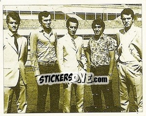 Cromo Il povero Picchi con I nuovi: Capello, Landini, Anastasi e Bettega - La Storia della Juve n. 127 - Masters Edizioni