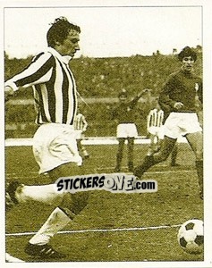 Sticker Non solo fioretto, per vincere ci vuole anche Beppe Furino - La Storia della Juve n. 132 - Masters Edizioni