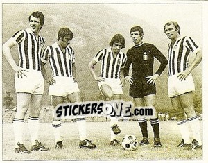 Sticker Bettega / Anastasi / Causio / Zoff E Altafini - La Storia della Juve n. 149 - Masters Edizioni