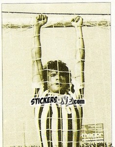 Sticker La spalla ideale per Orberto Bettega: Bobo Gori part 1 - La Storia della Juve n. 163 - Masters Edizioni