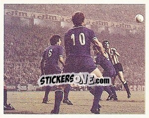 Sticker Coppa UEFA. Atletico Bilbao-Juve 2-1