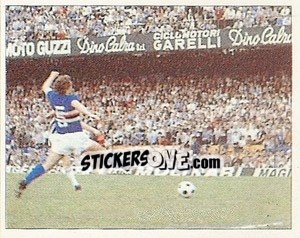 Sticker Il gol-scudetto di Marassi, firmato Bobo Boninsegna - La Storia della Juve n. 180 - Masters Edizioni