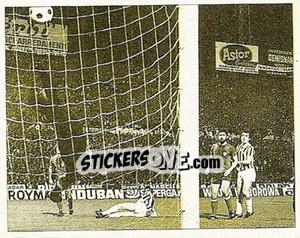 Sticker Juve-Atletico Bilbao 1-0. Finale di Coppa UEFA. Il gol di Marco Tardelli