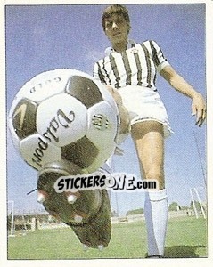 Sticker Un talento che Boniperti avrebbe tanto voluto diventasse campione: Vinicio Verza - La Storia della Juve - Masters Edizioni