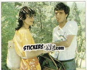 Sticker Scirea con la moglie Mariella e il figlio Riccardo part 1 - La Storia della Juve n. 206 - Masters Edizioni