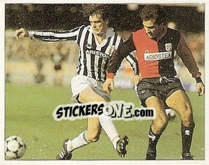 Sticker Sempre Uguale La Grinta Di Tardelli - La Storia della Juve n. 217 - Masters Edizioni