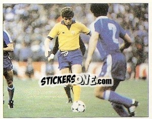 Sticker 16 maggio 1984. Basilea, Vignola uomo-partita - La Storia della Juve n. 239 - Masters Edizioni