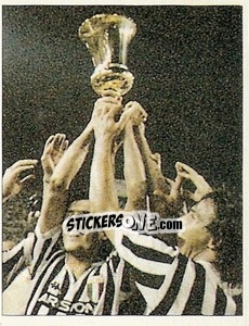 Figurina 22 giugno 1983. Juve-Verona 3-0 - La Storia della Juve - Masters Edizioni