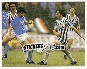 Sticker E' Sempre Michel Platini Il Leader Della Truppa Iridata - La Storia della Juve n. 255 - Masters Edizioni