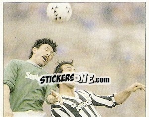 Sticker Uno scampolo di calcio maschio e intenso, quello che piace a Giovanni Trapattoni part 1 - La Storia della Juve - Masters Edizioni