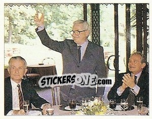 Sticker Juventino da sempre, Vittorio Chiusano e il nuovo presidente - La Storia della Juve - Masters Edizioni