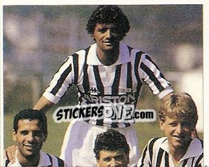 Sticker Altobelli, Galia, Rui Barros e Marocchi part 1 - La Storia della Juve - Masters Edizioni