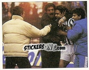 Figurina 14 dicembre '86, Juventus-Torino 1-0