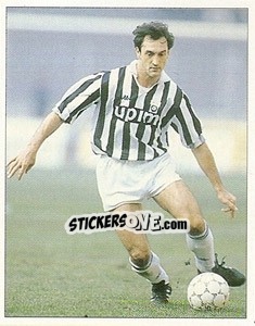 Sticker Dopo aver giocato bene a Italia '90, De Agostini si rituffa nella Juve - La Storia della Juve - Masters Edizioni