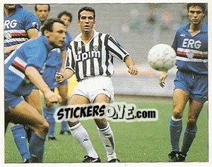 Sticker Il nuovo genietto della Signora, Paolo Di Canio - La Storia della Juve n. 304 - Masters Edizioni