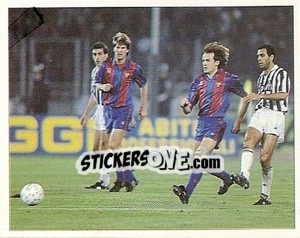 Figurina 24 aprile 1991, Juventus-Barcelona 1-0