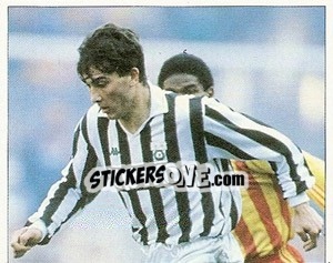 Sticker Stagione discreta per Gigi Casiraghi part 1 - La Storia della Juve n. 316 - Masters Edizioni