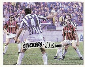Sticker I Rivali Sono Sempre Quelli: I Rossoneri Di Milano - La Storia della Juve n. 344 - Masters Edizioni