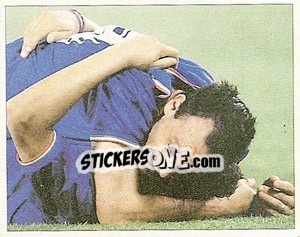 Sticker L'estate '92 ha sottratto Toto Schillaci all'abbraccio del popolo biancanero - La Storia della Juve n. 348 - Masters Edizioni