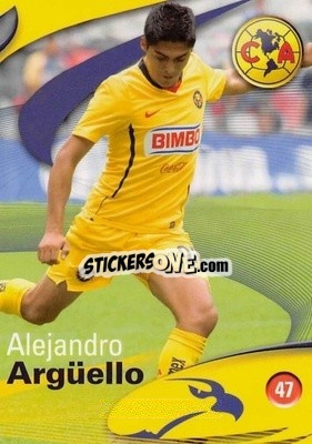 Sticker Alejandro Argüello - Futbol Mexicano. Club America 2009-2010
 n. 47 - IMAGICS