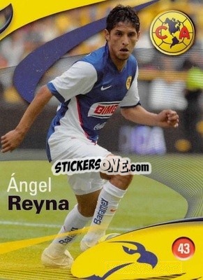 Sticker Ángel Reyna - Futbol Mexicano. Club America 2009-2010
 n. 43 - IMAGICS