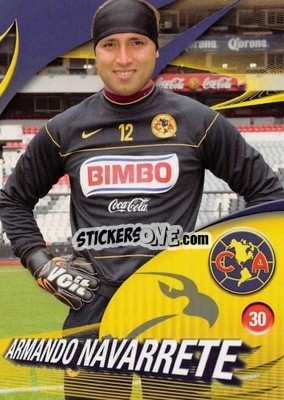Sticker Armando Navarrete - Futbol Mexicano. Club America 2009-2010
 - IMAGICS