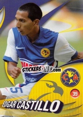 Sticker Édgar Castillo - Futbol Mexicano. Club America 2009-2010
 - IMAGICS