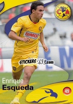 Sticker Enrique Esqueda - Futbol Mexicano. Club America 2009-2010
 - IMAGICS