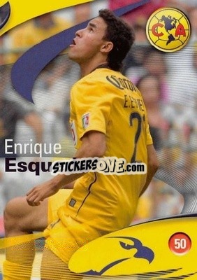 Sticker Enrique Esqueda - Futbol Mexicano. Club America 2009-2010
 - IMAGICS