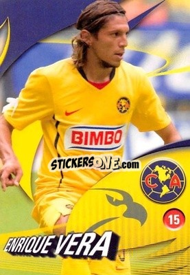 Sticker Enrique Vera - Futbol Mexicano. Club America 2009-2010
 - IMAGICS