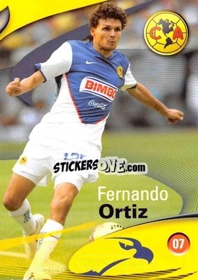 Sticker Fernando Ortiz - Futbol Mexicano. Club America 2009-2010
 n. 7 - IMAGICS