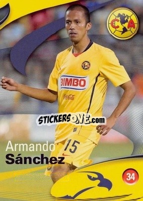 Sticker Jesús Armando Sánchez - Futbol Mexicano. Club America 2009-2010
 n. 34 - IMAGICS