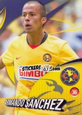 Sticker Jesús Armando Sánchez - Futbol Mexicano. Club America 2009-2010
 n. 36 - IMAGICS