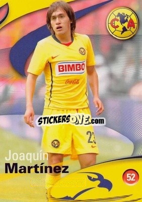 Sticker Joaquín Martínez - Futbol Mexicano. Club America 2009-2010
 n. 52 - IMAGICS