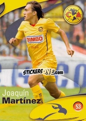 Sticker Joaquín Martínez - Futbol Mexicano. Club America 2009-2010
 - IMAGICS