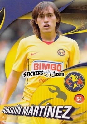 Sticker Joaquín Martínez - Futbol Mexicano. Club America 2009-2010
 - IMAGICS