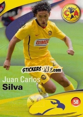 Sticker Juan Carlos Silva - Futbol Mexicano. Club America 2009-2010
 n. 58 - IMAGICS