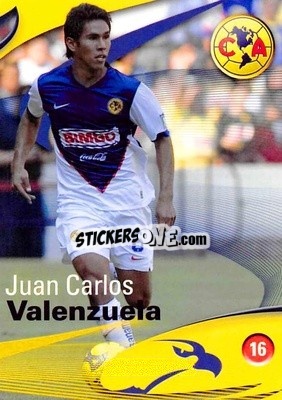 Cromo Juan Carlos Valenzuela - Futbol Mexicano. Club America 2009-2010
 - IMAGICS